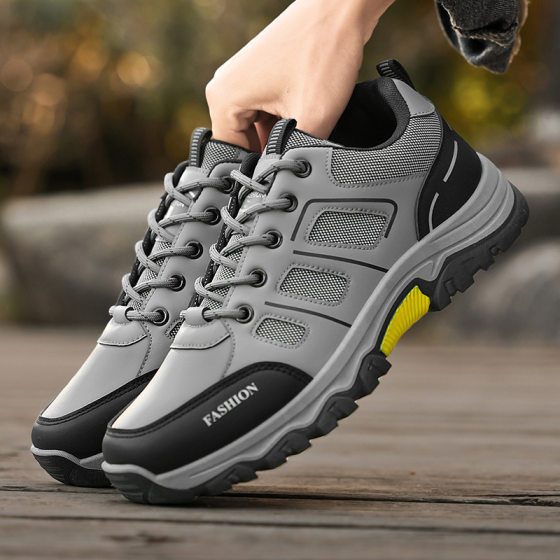 Labor protection shoes men's shoes spring new breathable non-slip work shoes for construction site outdoor sports leisure hiking shoes for men