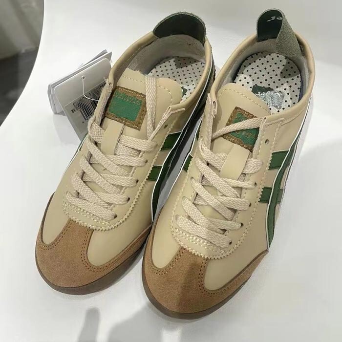 Putian high version retro ghost tiger women's shoes Brown green slip-on lightweight couple casual sports moral training shoes board shoes men