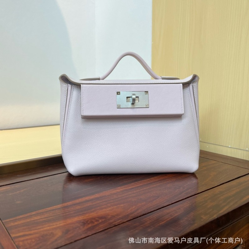 头层Swift皮蜡线手缝2424mini单肩手提斜挎包饺子包高品质轻奢包|undefined