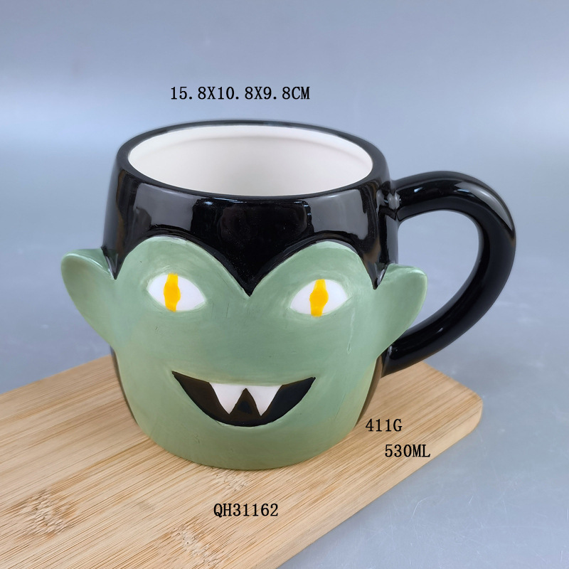 Cerámica Halloween Ghost Cups Ghost Day Maker Cups emoticon de dibujos animados vacaciones Maker Cups Cerámica Ghost Maker Cups