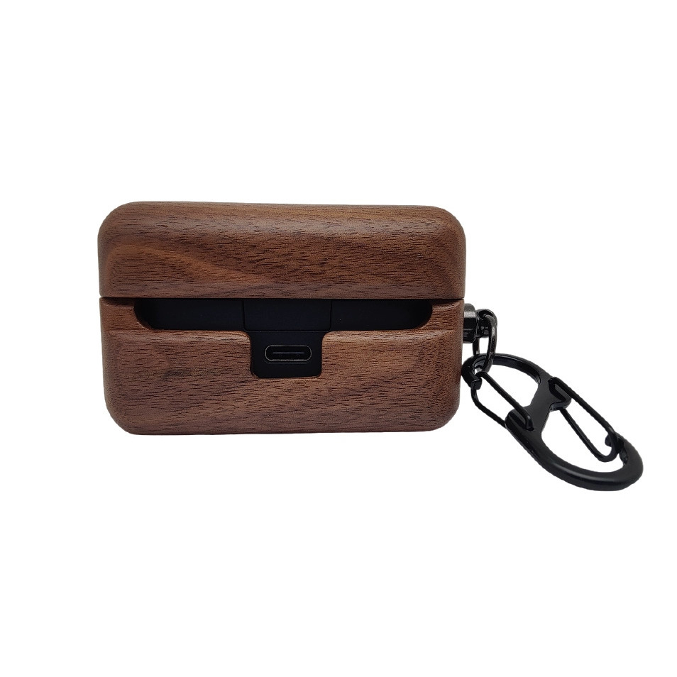 Adecuado para Sony WF-1000XM5 auricular Bluetooth madera maciza funda protectora real inalámbrico auricular al por mayor