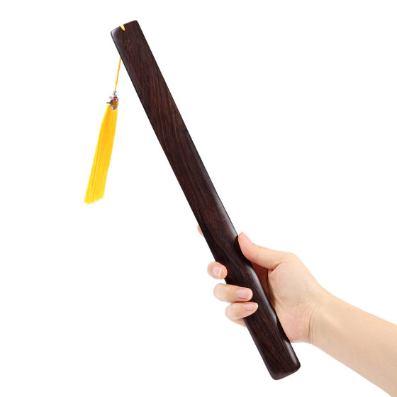Ziguang Sandalwood Ruler Ancient Teachers Taught Stick with Pointer Solid Wood Chinese Style Thickened Family Rules Wood Board to Educate Students sp Board