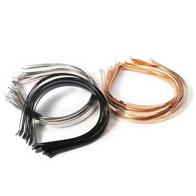 In-Stock 3-10m Iron Hair Hoops DIY Handmade Accessories Metal Headband Base DIY Hair Accessory Materials Wholesale