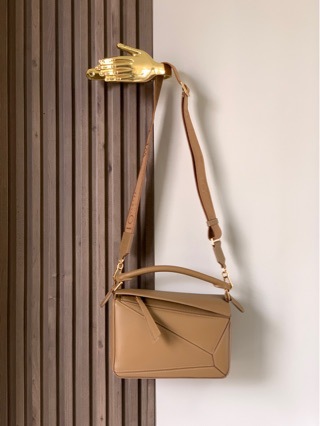 Leather geometric straps