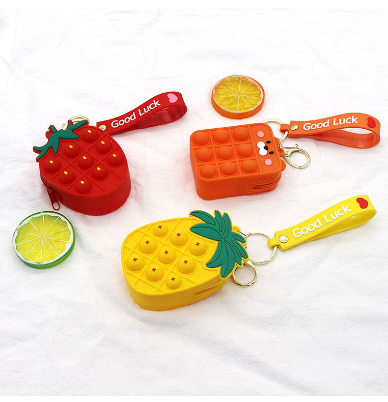 Women'S Gender Cute Style Cute Animal Silica Gel Women'S Keychain