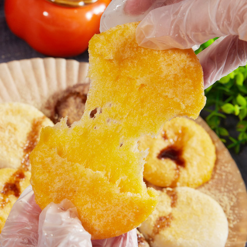 Senzhuang agricultural products corn glutinous rice cake 50g individually packaged vacuum-free sugar-free coarse grain breakfast meal replacement package cereal cake