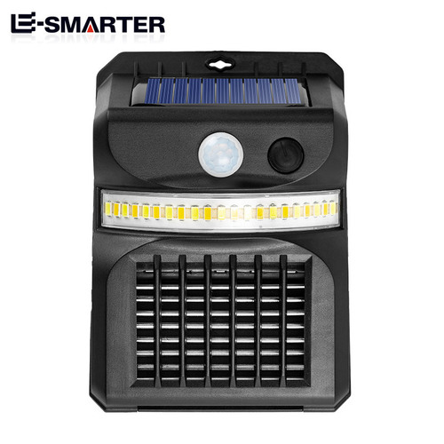 Cross-border new LED solar wall lamp with upgraded mosquito killing function human body intelligent sensing outdoor courtyard wall lamp