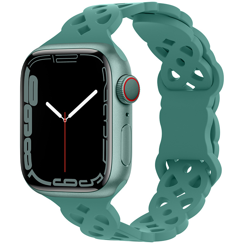 30g Weight Casual Cat Eye Solid Color Silica Gel Watch Strap