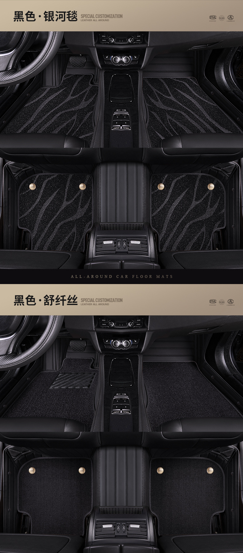 Honda xrv foot pad fully surrounds the main driver's whole car wire ring 2023 Dongfeng XRV Xuanwei special car foot pad