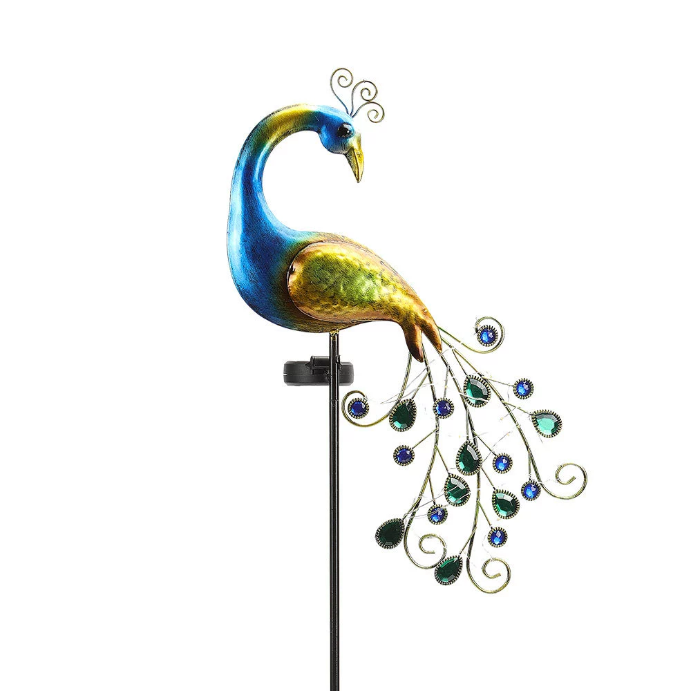Animal model solar-powered, decorations, Amazon, peacock