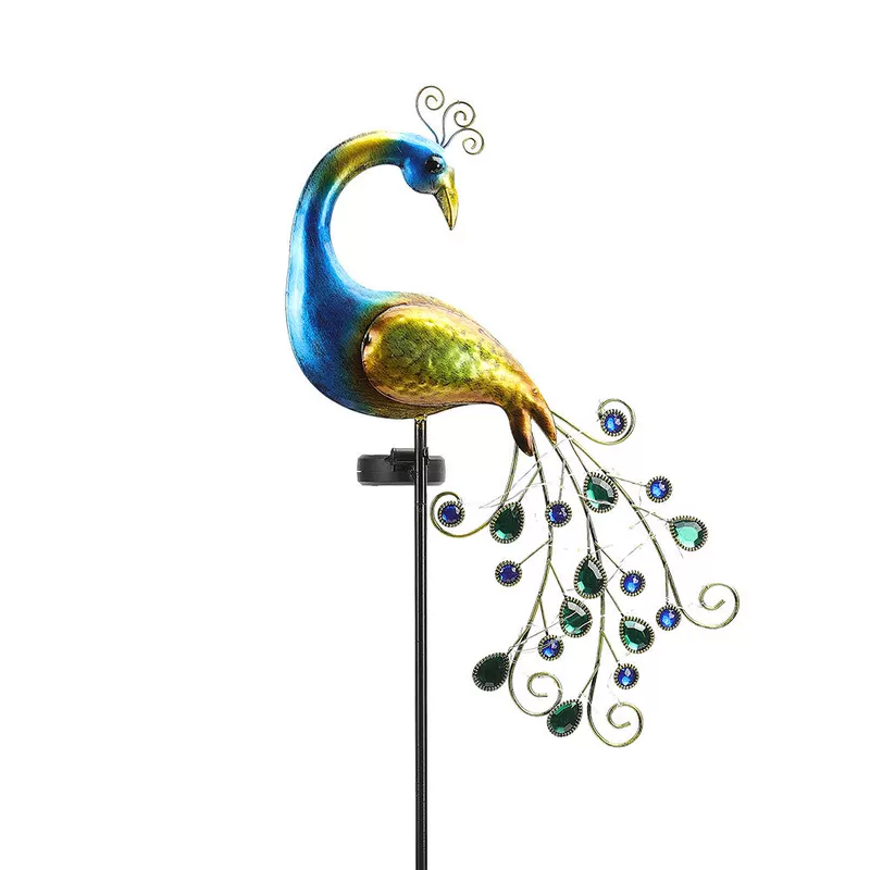 Animal model solar-powered, decorations, Amazon, peacock