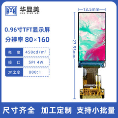 96インチ80x160-TFTディスプレイ