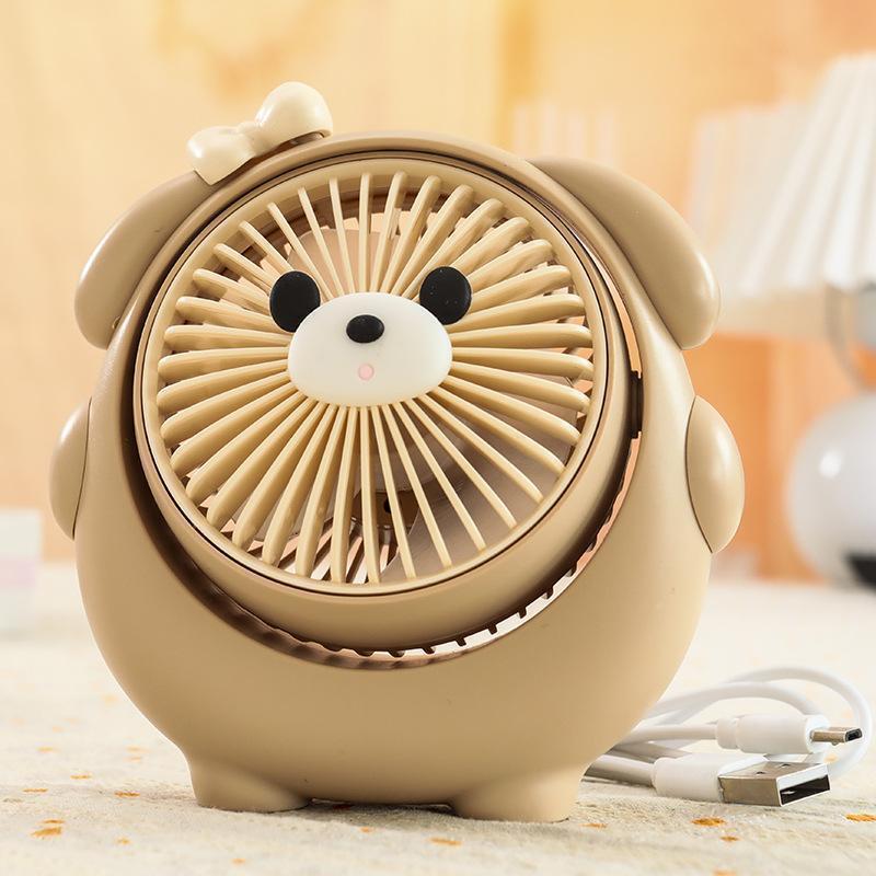 Brown puppy-fan