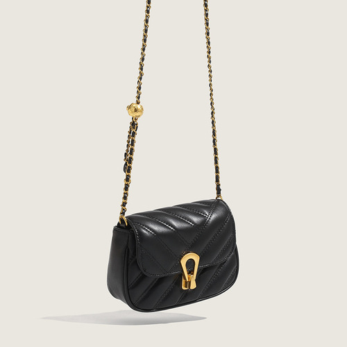 2024 New Style Small Fragrance Fresh Chain Small Square Bag Niche Design High-Quality Shoulder Bag Crossbody Bag