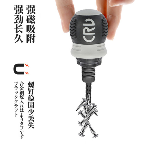 Fat boy ratchet dual-purpose screwdriver mini screwdriver cross-shaped screwdriver retractable labor-saving double-headed plum blossom screwdriver