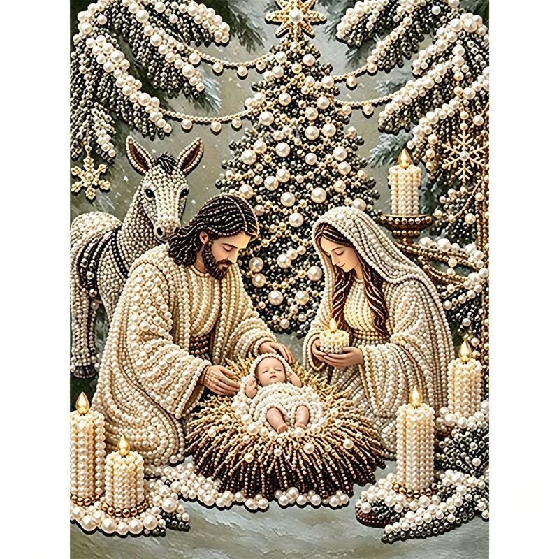 DOWMOO Christmas Pearl Diamond Painting Art Set Christmas Atmosphere DIY Handmade Diamond Decorative Painting DOWMOO Christmas Pearl Diamond Painting Art Set Christmas Atmosphere DIY Handmade Diamond Decorative Painting
