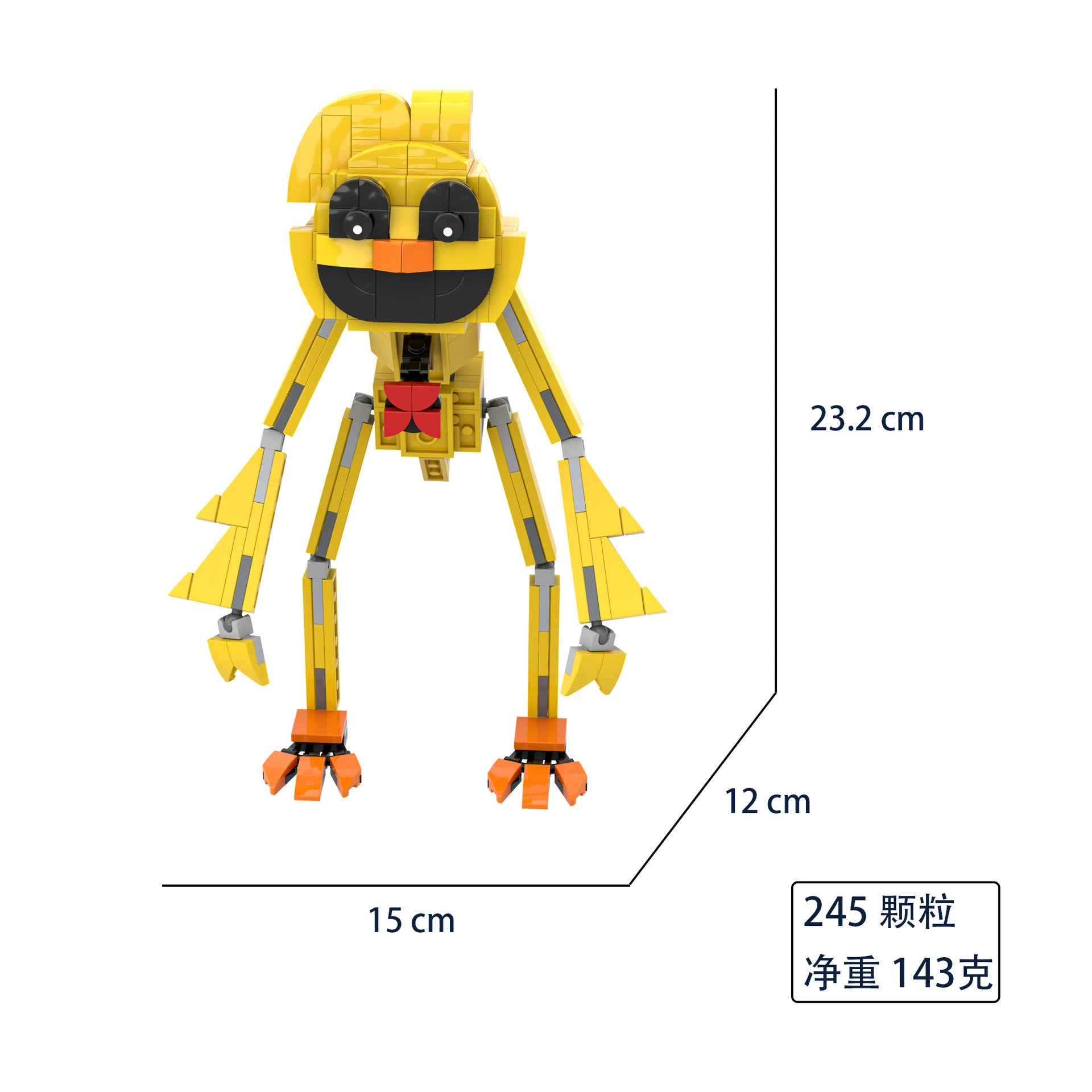 迷宫巫 Building block pellet MOC hot sale toys large size poppy playtime children's assembly gift