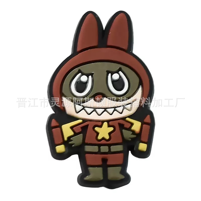 クロスボーダー新しいラブ布漫画の靴花靴バックル下駄装飾 DIY ガーデンシューズ靴アクセサリージュエリー卸売|undefined