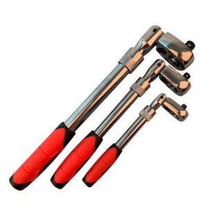 72 Teeth Telescopic Ratchet Wrench Interchangeable Head Type 3 in 1 Ratchet Wrench Quick Spanner 1/4 1/2 3/8