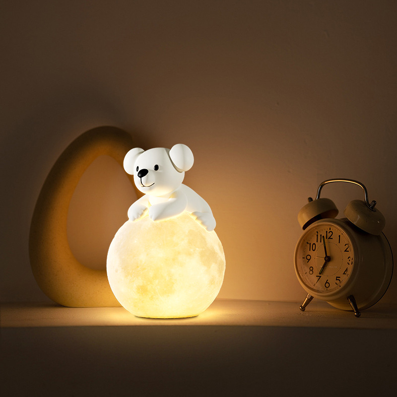 cute cream table lamp