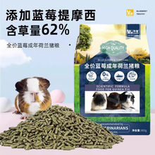 牛宠蓝莓提摩西草荷兰猪猪粮800g兔粮粮豚鼠美毛主粮饲料粮食