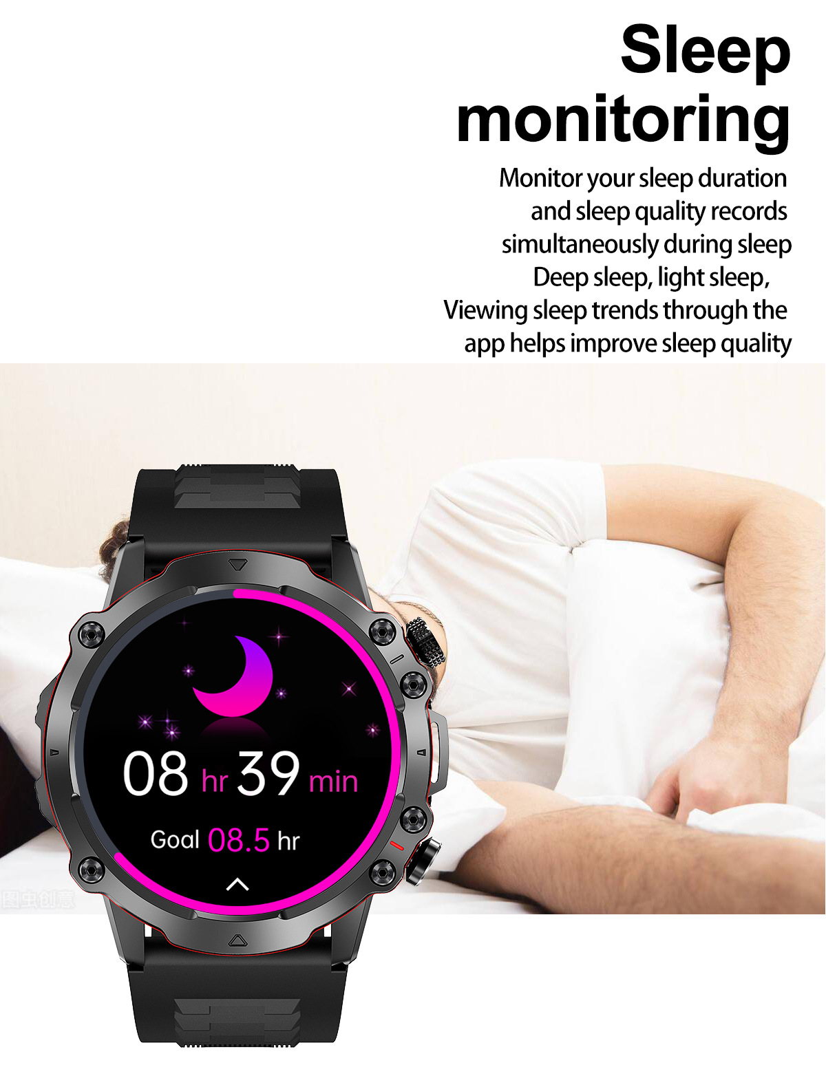 FW09E Smartwatch 1,43" AMOLED 466*466 Bluetooth Call Heart_voghion.com