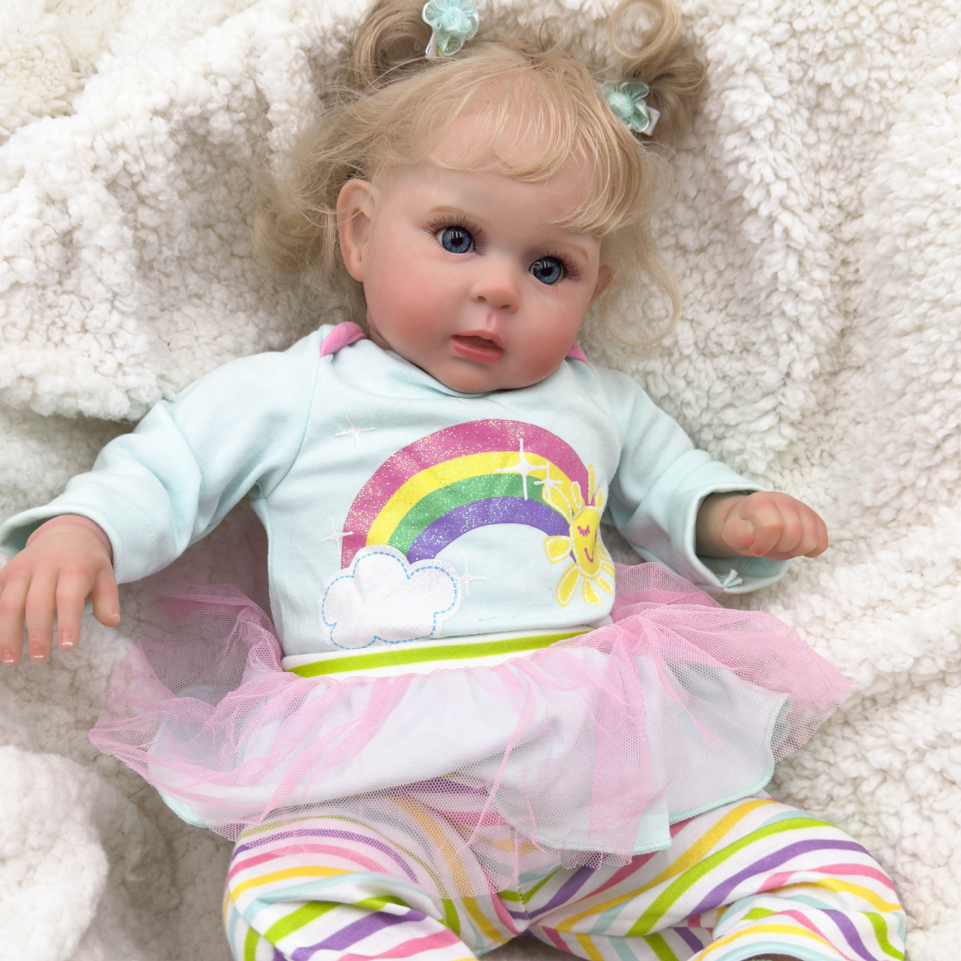 Muñeca Bebé de Simulación 19 Pulgadas de Esmalte para Niños