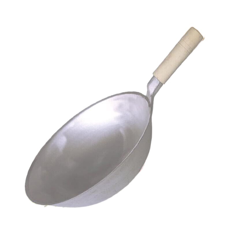 アルミ鍋アルミ炒め鍋は鍋にくっつかない古い厚さ無コーティング鍋家庭用キッチン炒め料理呂鍋|undefined