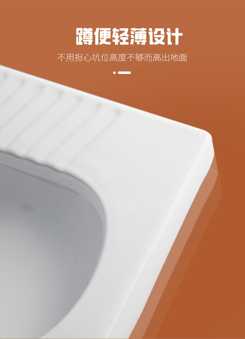 New model of household ceramic squat toilet with water trap, squat toilet bowl, toilet bowl and water tank set project Application Scenario