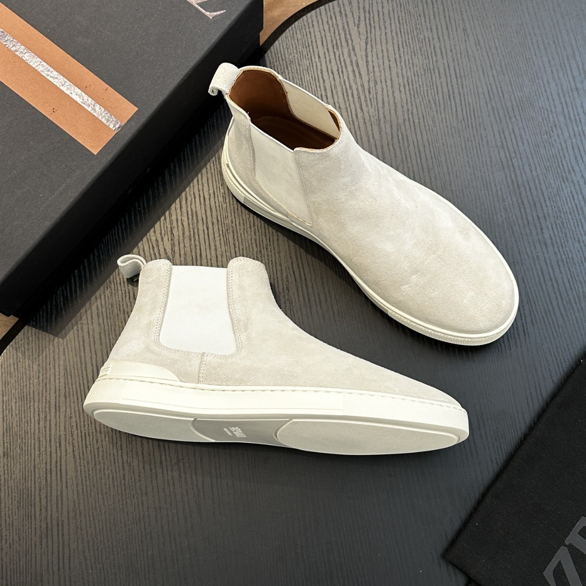 Men's Shoes 2026 New Style Trendy Letter High-Top Casual Men's Sh