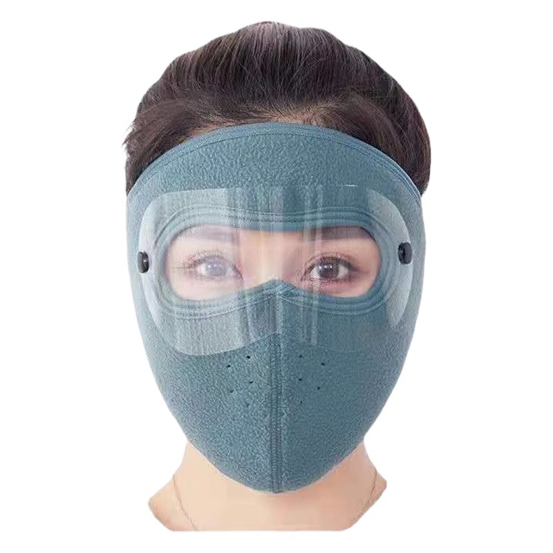 Invierno caliente máscara de montar a prueba de frío cara completa máscara femenina a prueba de viento invierno coche eléctrico protección facial artefacto hombres