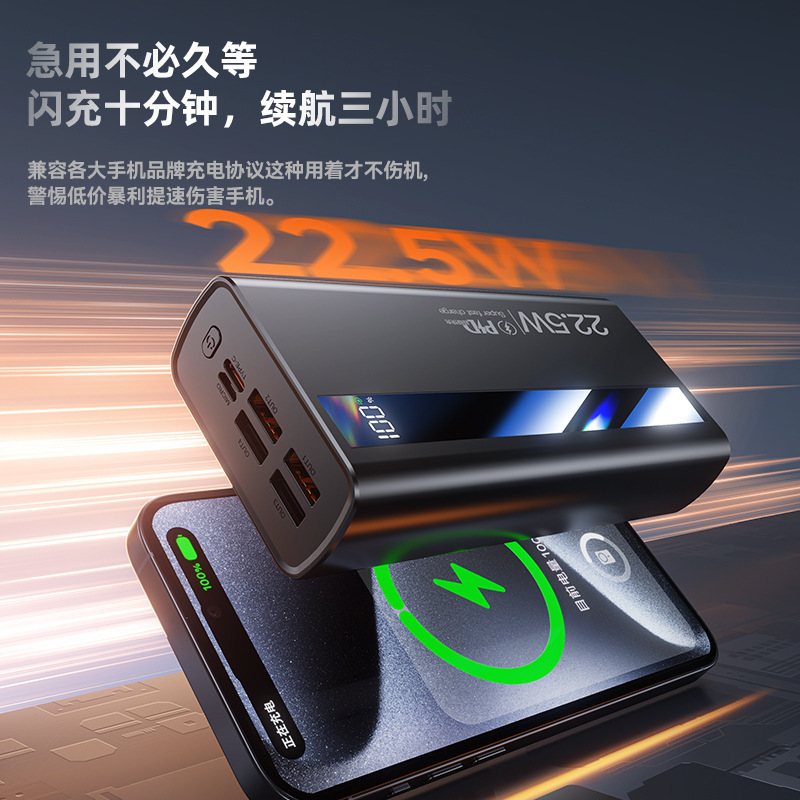 3C認証 双方向超急速充電パワーバンク 50000mAh 20000大容量 軽量ポータブル デジタルディスプレイ搭載モバイルバッテリー|undefined