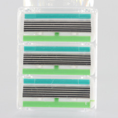 6-layer stainless steel blade manual razor blade shaving blade hair removal knife hair removal knife replaceable head