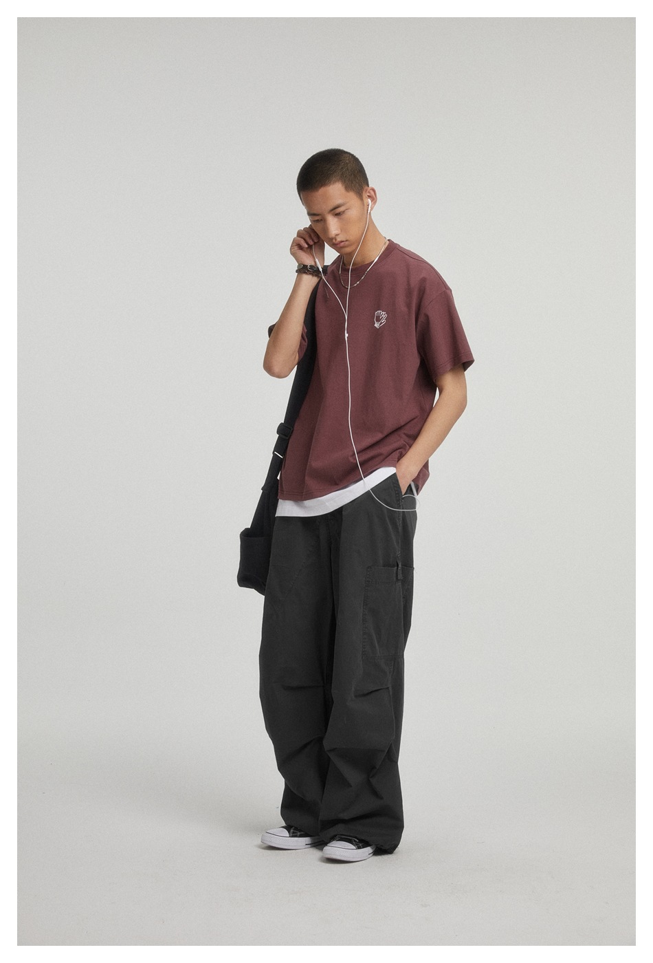 OUSWE China-Chic gewaschene gebrauchte Overalls Herren lockere und vielseitige gerade Freizeithose Deckhose RK67_voghion.com