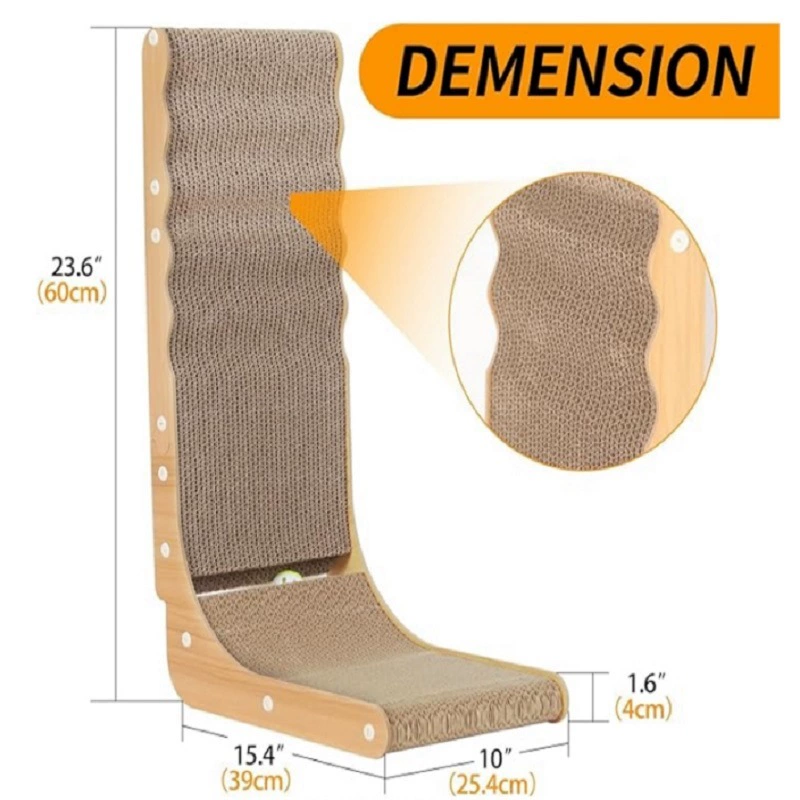 Amazon кошачий игрушка кошачий котенок доска негабаритный вертикальный точильный коготь мебель спаситель кошачий гнездо игрушка кошачий L-образный кошачий захват