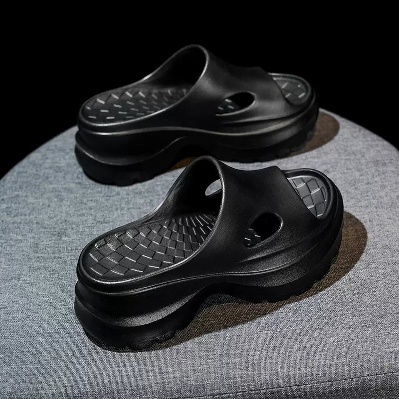 7厘米厚底拖鞋女夏季外穿2025新款增高防臭不累脚时尚休闲凉鞋