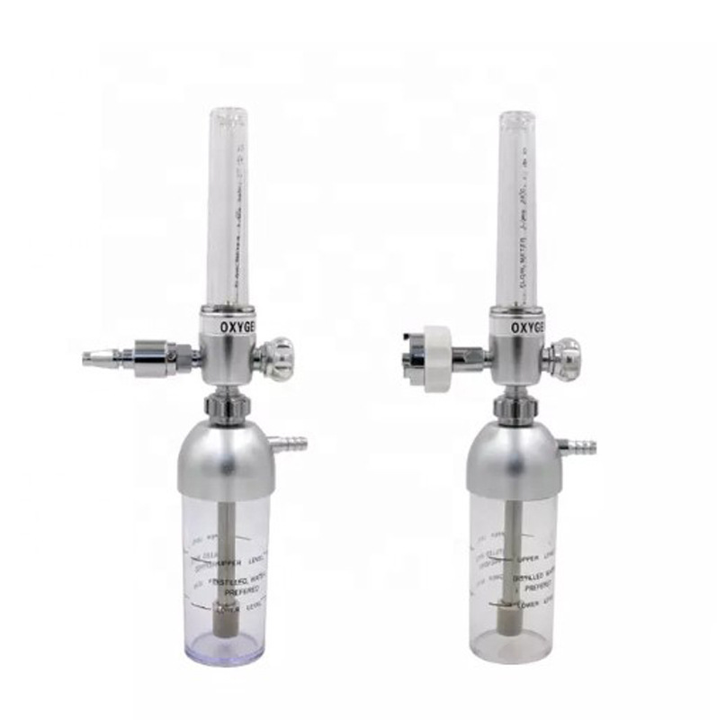 金属分体式氧气流量计墙式吸氧装置铝合金一体式德标英标O2流量计