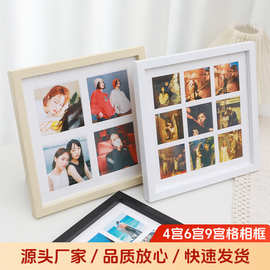 九宫格相框情侣照片墙组合个人写真相册摆台ins风北欧装饰画框