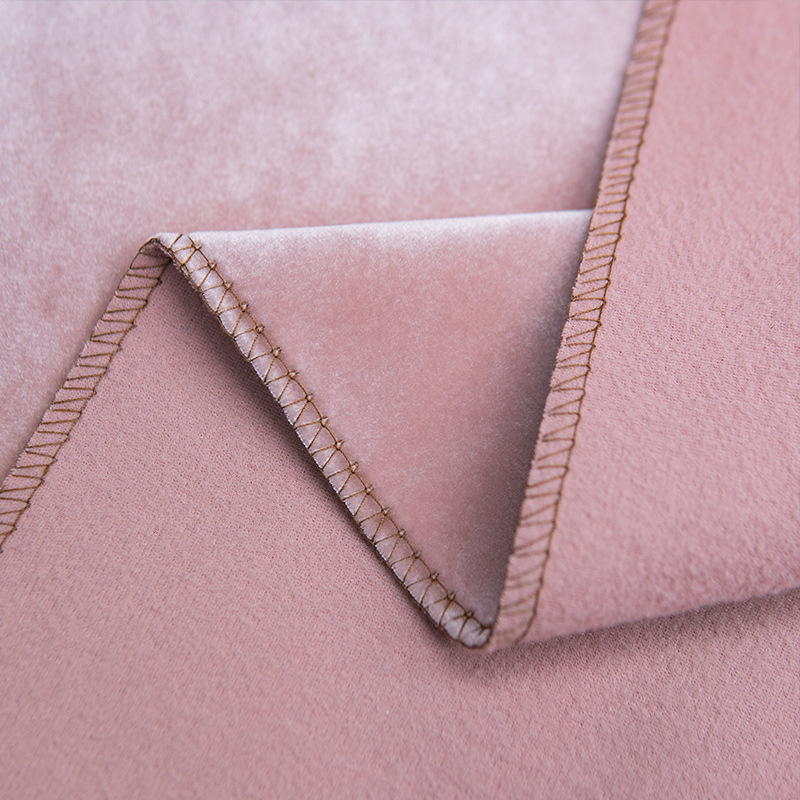 Wholesale manufacturer 480G high-quality light silk velvet lace velvet Italian velvet sand release cushion fabric