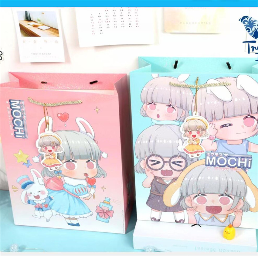 新款创意批发 青壹坊TR-BB03309Mochi校园萝莉系列礼品袋L 手提袋