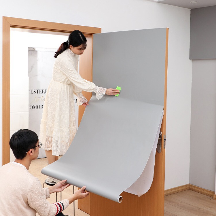 Anti-theft door color change film whole door sticker furniture renovation color change waterproof thickened wallpaper self-adhesive
