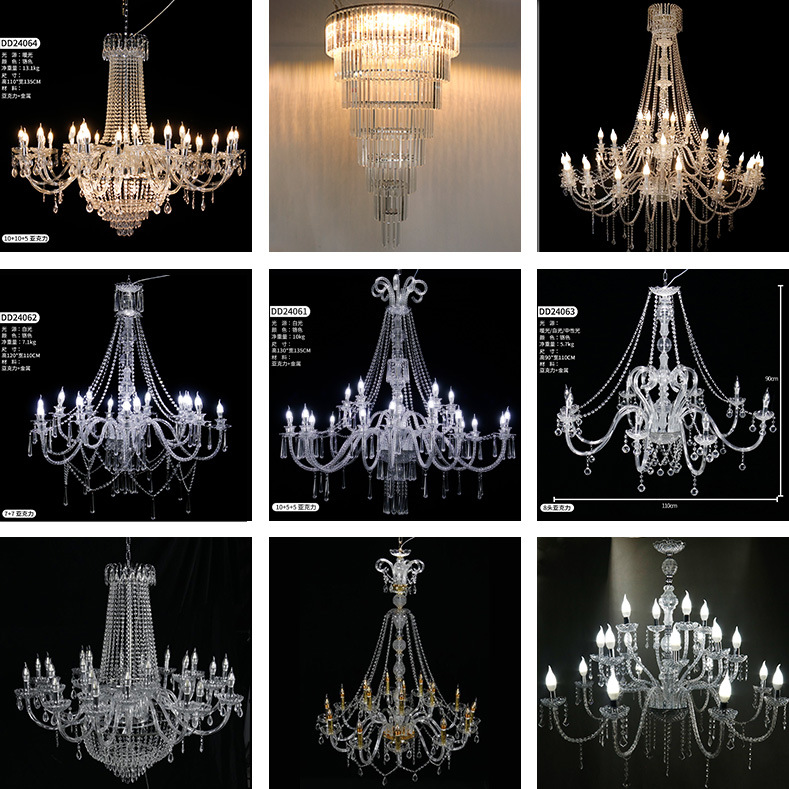 Nueva boda de hierro forjado cortina de perlas de cristal candelabro pabellón ceremonia sala de bodas decoración de estilo europeo candelabro