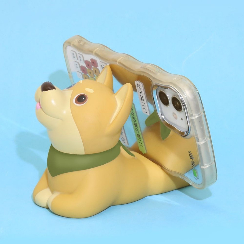 犬携帯電話スタンドかわいいデスクトップオフィス学生寮装飾個性工芸スタンド|undefined