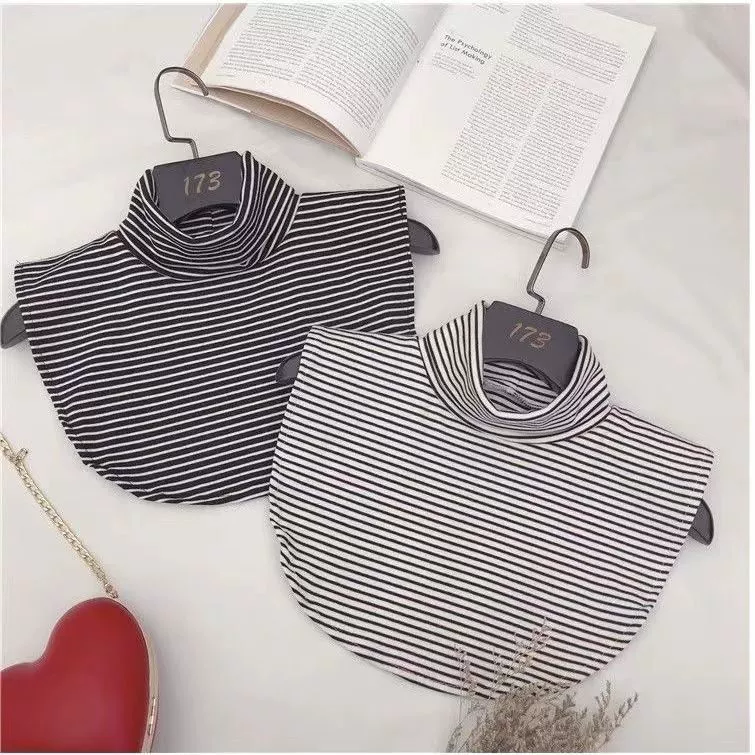 Cotton false collar, universal accessory, scarf, (Cross-border trading), high collar