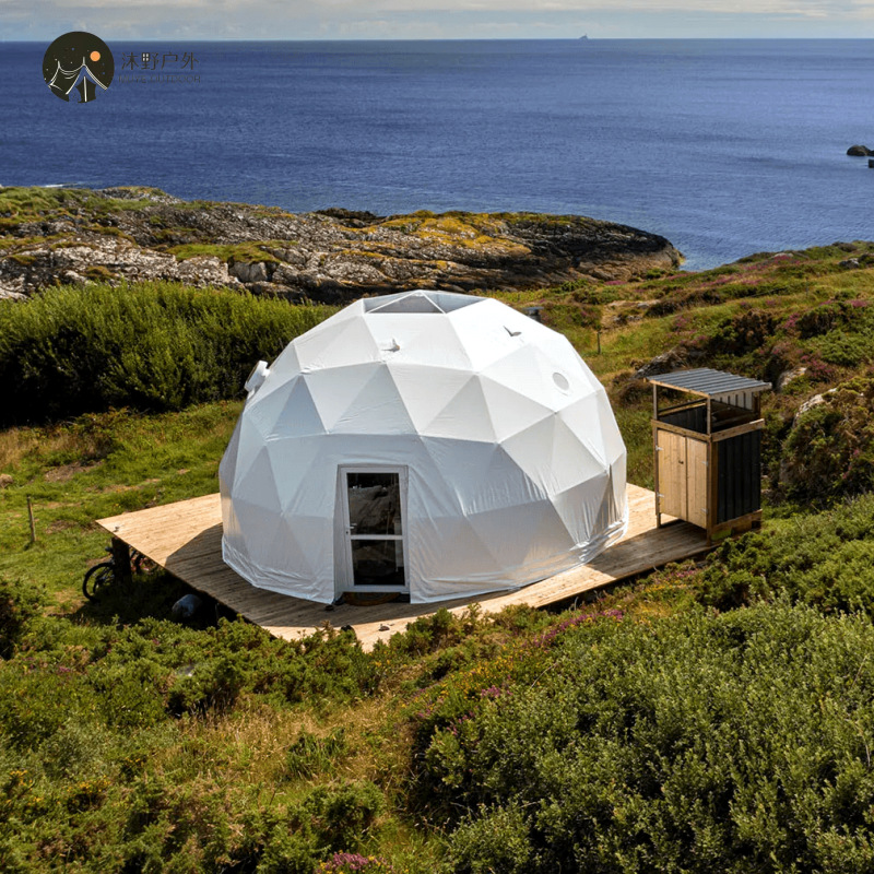 Tienda de Campaña Esférica Transparente con Diseño de Cielo Estrellado, Tienda de Campaña de Lujo para Campamentos al Aire Libre, Hotel de Tiendas de Campaña