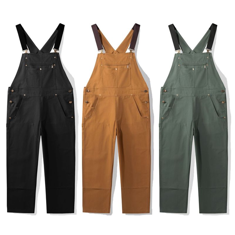 Carhartt 102776卡哈特主线美式重磅帆布背带裤男宽松宽松工装裤|undefined