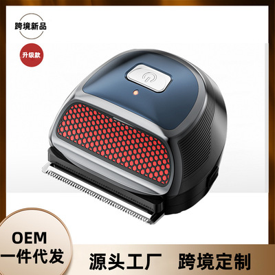USB充电式 电动理发器防水跨境油头电推剪剃头雕刻光头推白自助