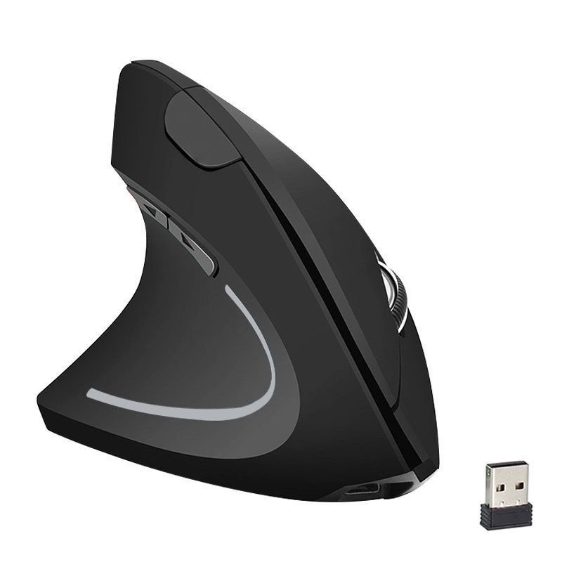 Cross-border new vertical five-generation left-hand wireless charging computer accessories mouse left-handed ergonomics