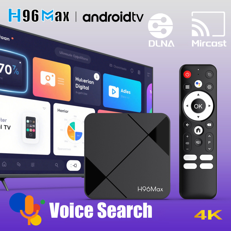 H96Max Rk3518 Set-Top Box Rk3518 2G/8G 4K High-Definition Box Wifi6 Android 14 Tv H96Max Rk3518 Set-Top Box Rk3518 2G/8G 4K High-Definition Box Wifi6 Android 14 Tv