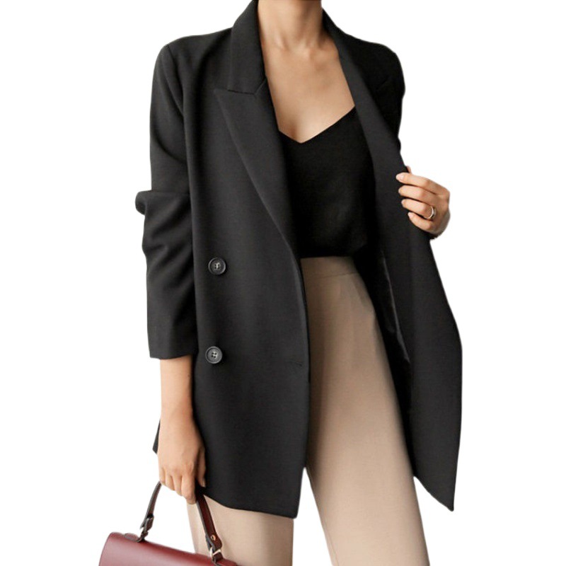 Demi-season small classic suit jacket for leisure